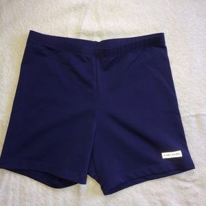 navy blue spandex shorts